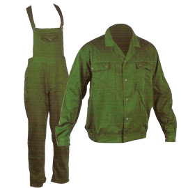 Kat. č.: 030103 - Dvojdielny pracovný oblek PES / Ba, nohavice s náprsenkou